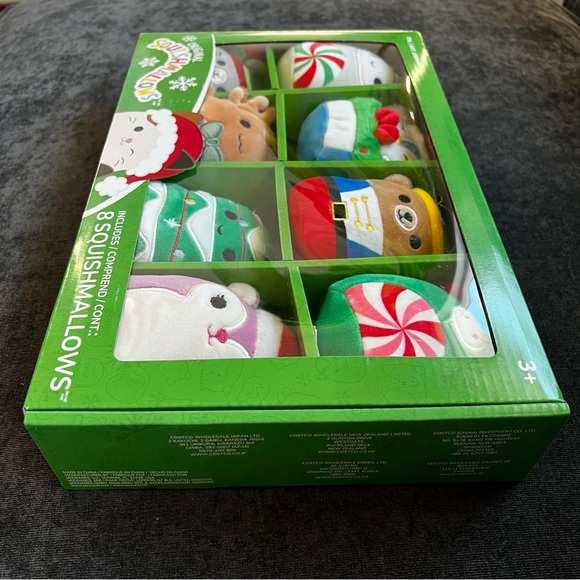 NIB Squishmallows 4-inch Ornament Plush 8-pack Holiday Assorted - Picture 5 of 7